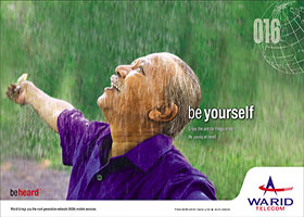 Warid press ad